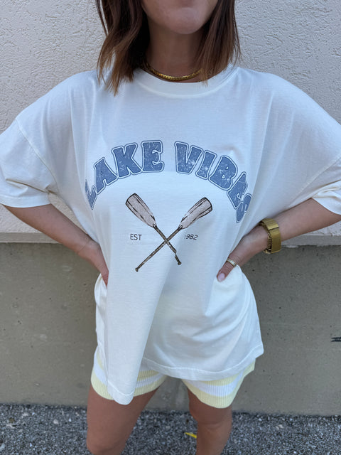 Lake Vibes Graphic-ivory