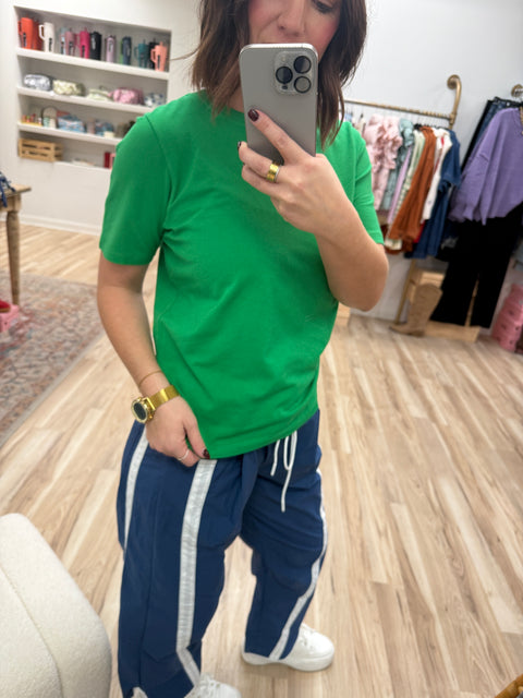 Classic Fit Tee-Kelly Green