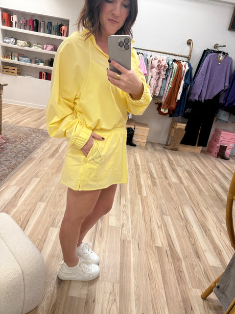 A-line Active Skort-Yellow