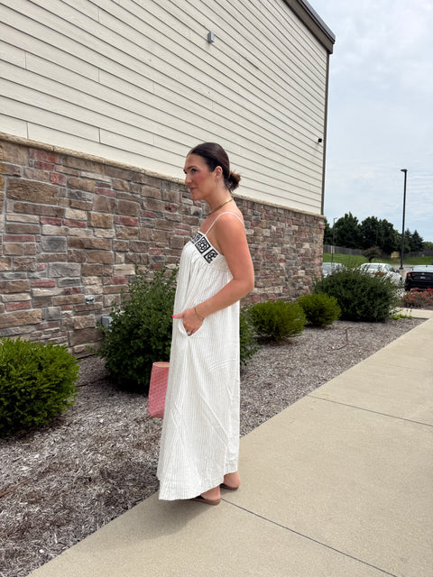 Geometric Crochet Dress