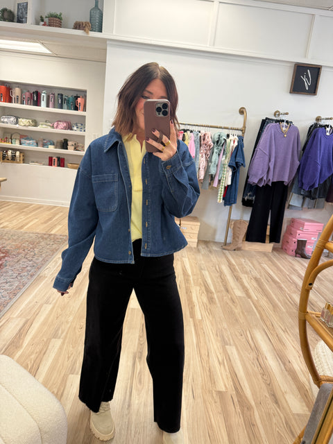 Comfortable Charm Denim Jacket