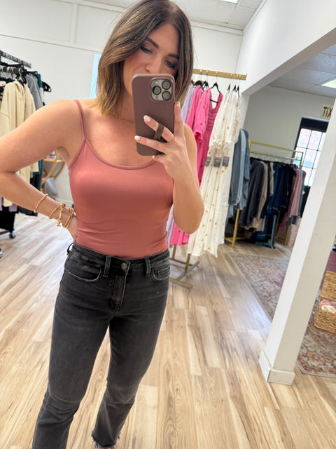 Under It All Tank-Mauve