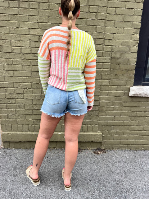 Cruising By Shorts - light wash