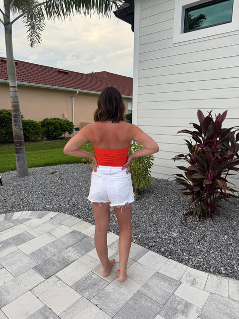 Sunkissed Tube Top-Cherry