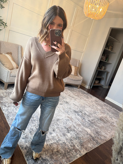 Keep On Sweater - Mocha