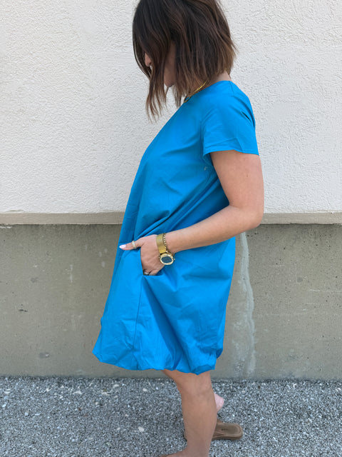 High Spirits Dress-Cobalt