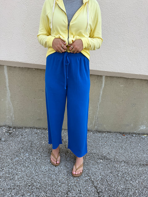 Malibu Wide Leg Pants-indigo