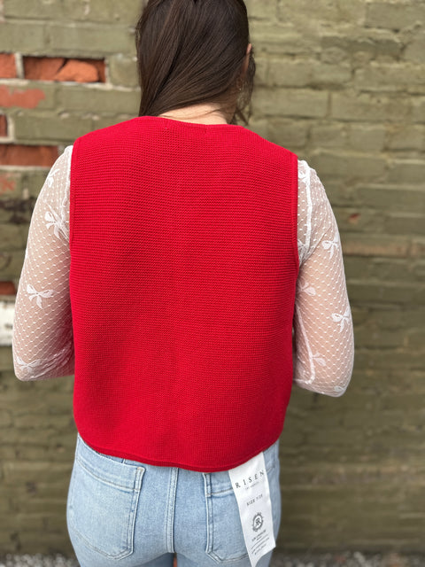 That's For Sure Vest-ruby