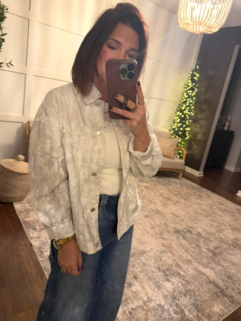 Woodland Camo Barn Jacket