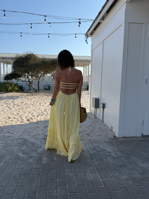 Paradise Dress-Yellow