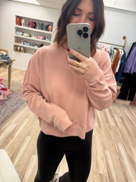 Laguna Crewneck-Rose
