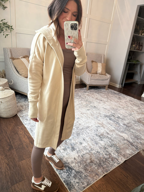 Best Base Cardigan-Champagne