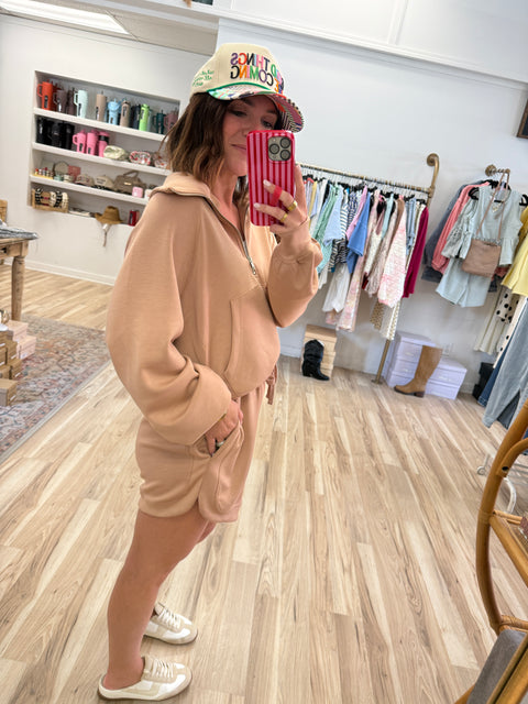 Just Ask Pullover-Dk Taupe