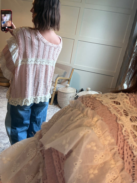 Evening of Romance Top-Pink