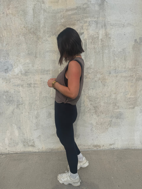 Quick Jog Tank-truffle