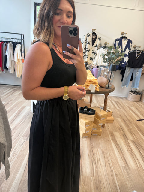 Know the Way Dress-Black