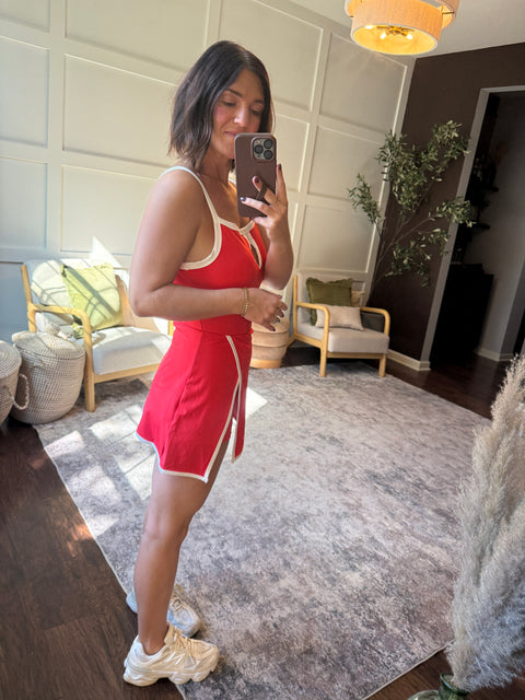 Front Slit Active Dress