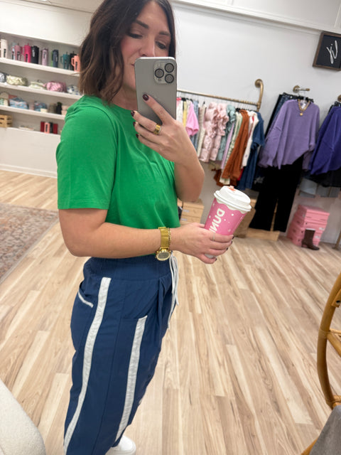 Classic Fit Tee-Kelly Green