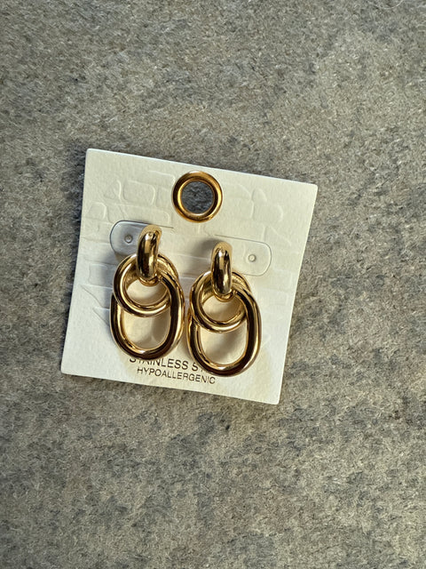 E-2030- stainless steel earrings