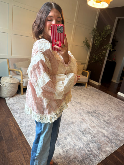 Evening of Romance Top-Pink