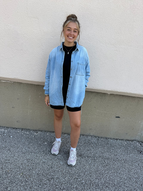 Oversized Denim shirt