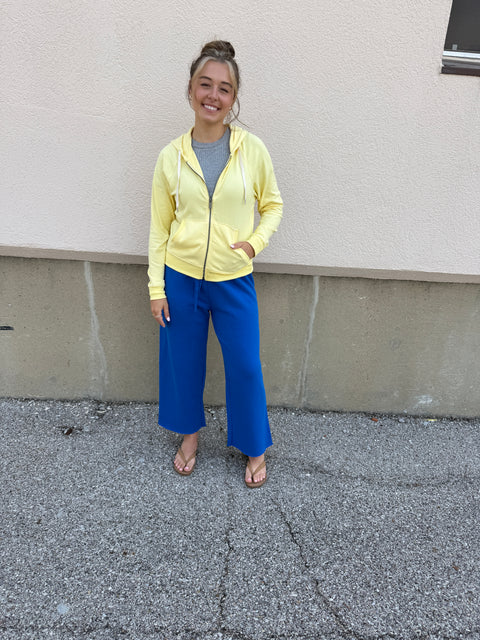 Malibu Wide Leg Pants-indigo