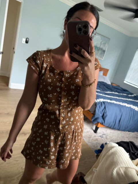 floral pointelle set