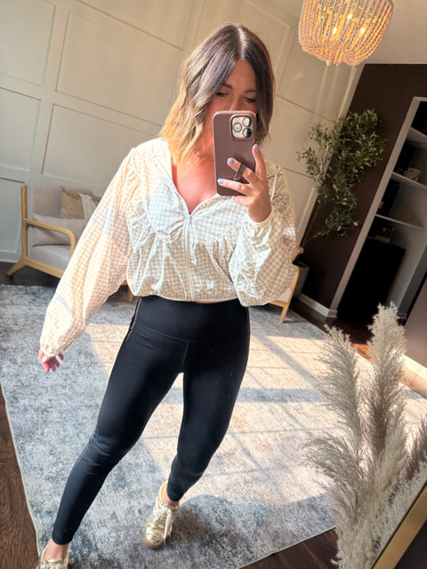 Gingham Lightweight Jacket