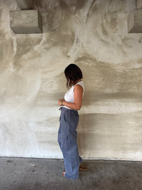 ribbed henley tank-white