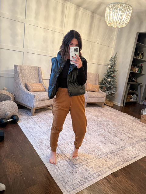 Drop off Joggers-Brown