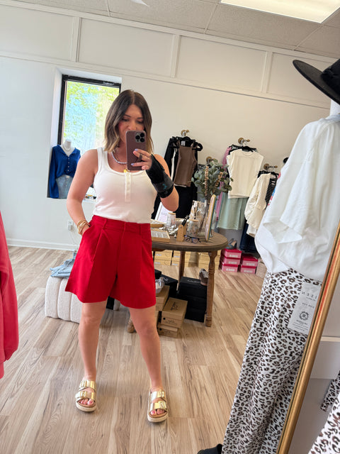 Hear Me Out Tank-White