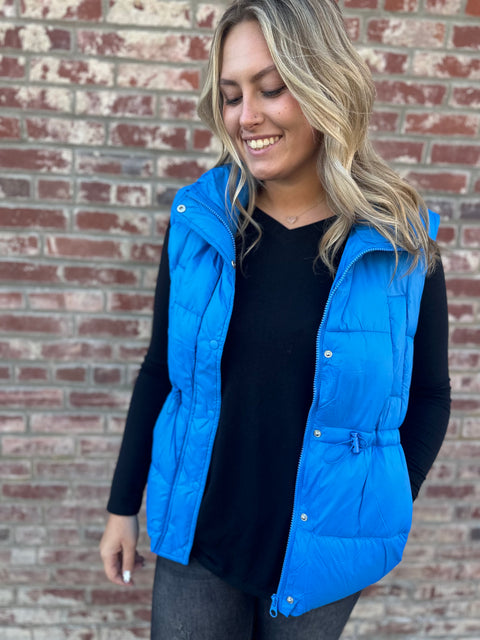 Over Time Vest - Blue