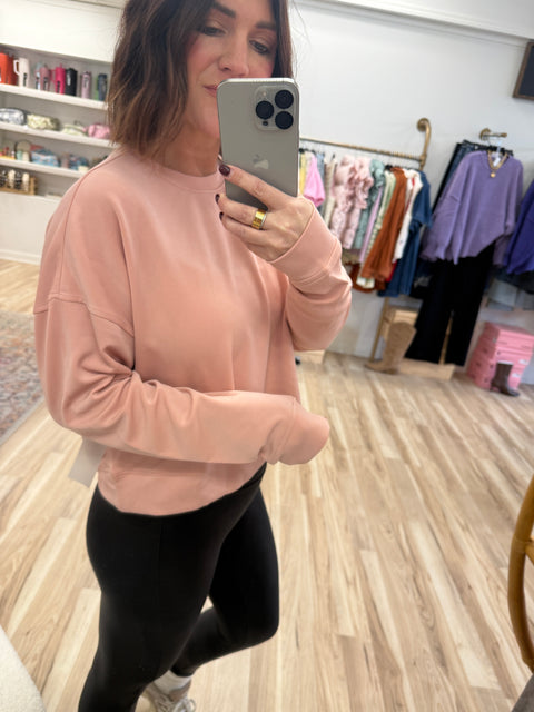 Laguna Crewneck-Rose