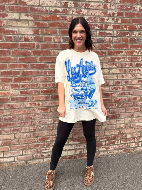 LA Baseball Tee