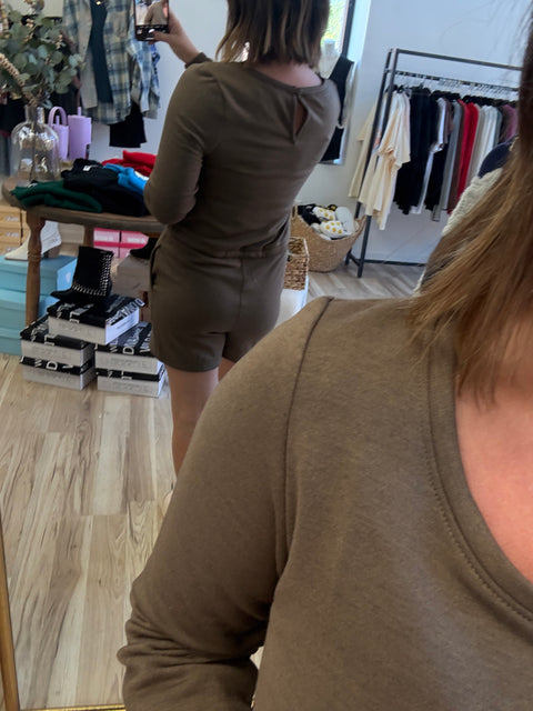 Buttered popcorn romper