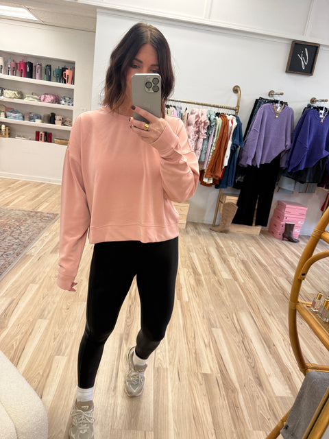 Laguna Crewneck-Rose