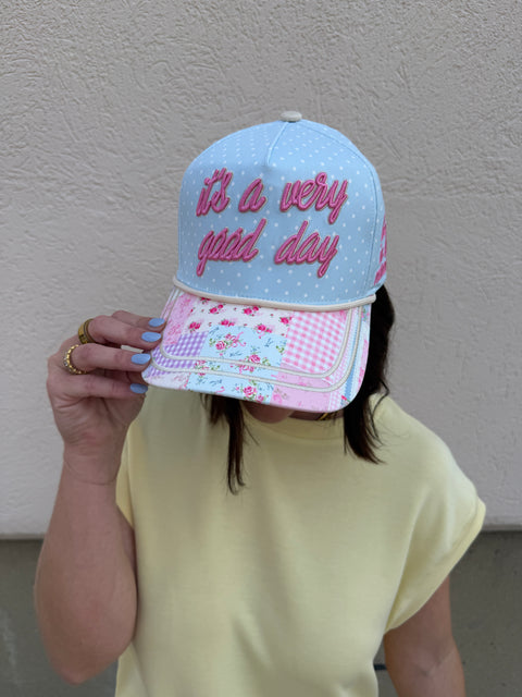 it's a very good day hat