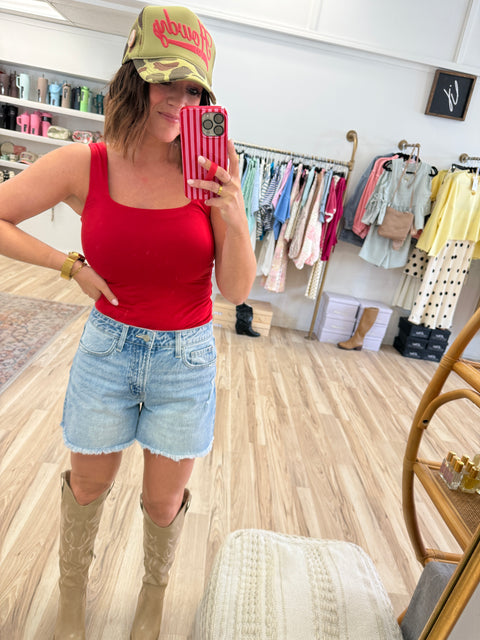 Done Deal Tank-Red