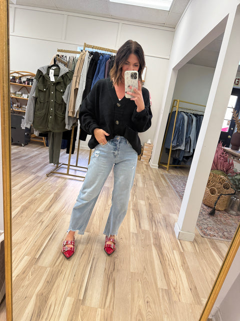 Here Always Cardi-Black