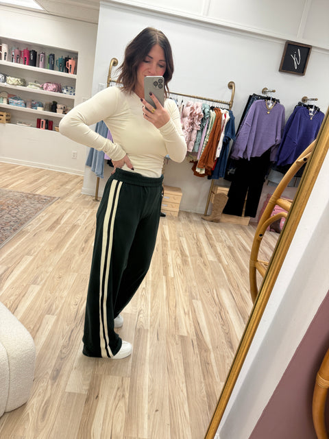 Butter Soft Track Pant-Forest