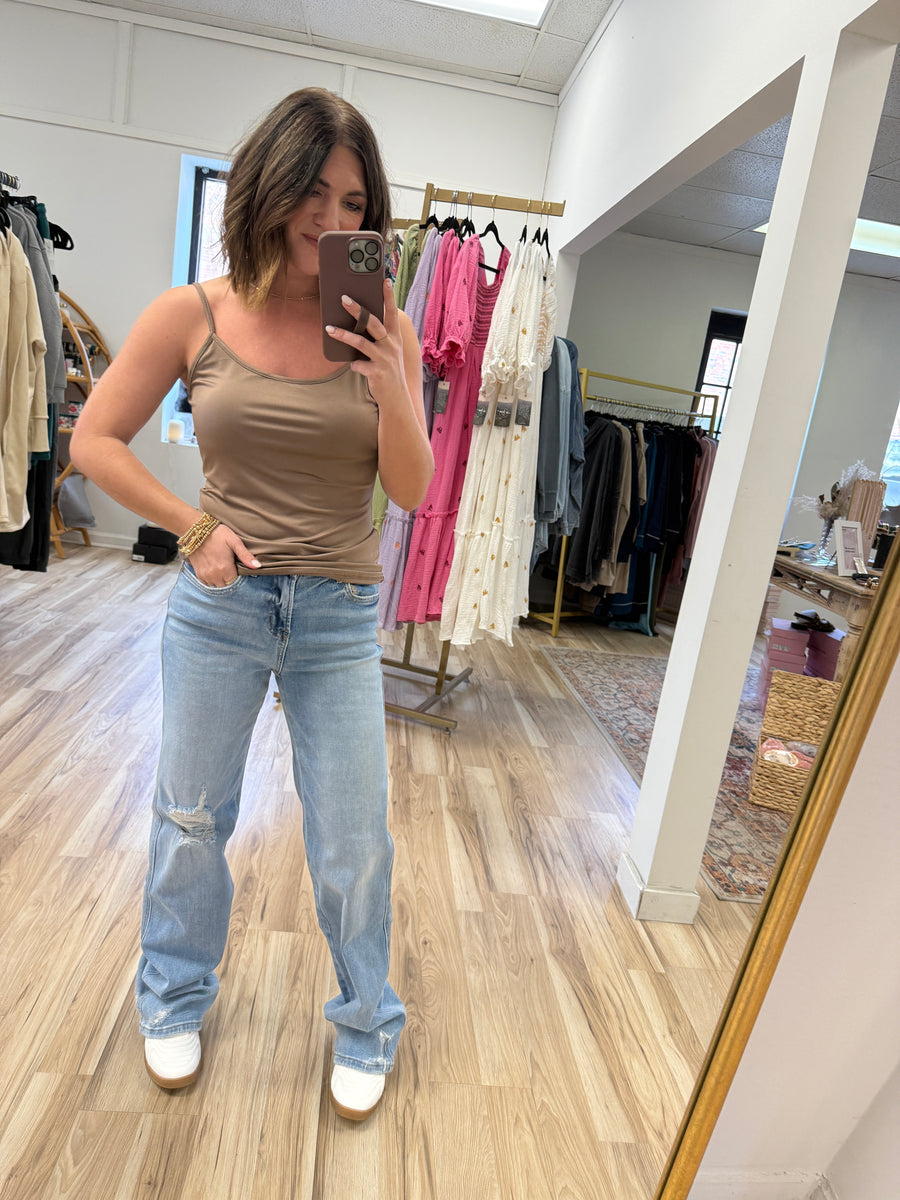 Under It All Tank-Deep Taupe– Liberty James