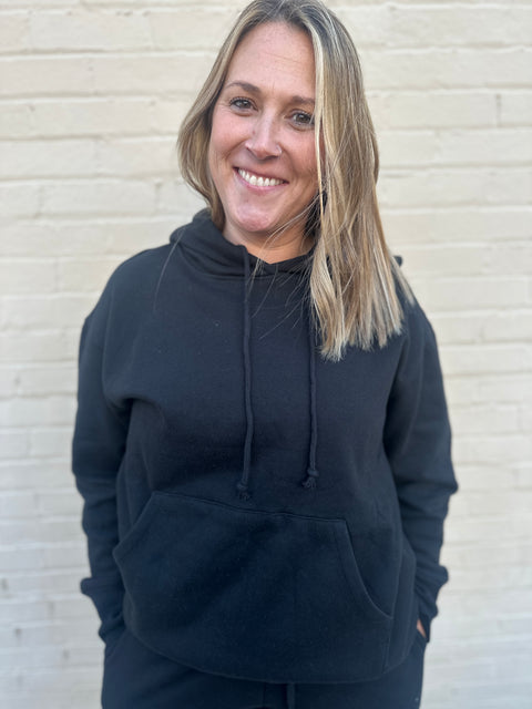 Drop off Hoodie-Black