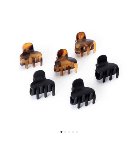X-Small Black + Tortoise Clips
