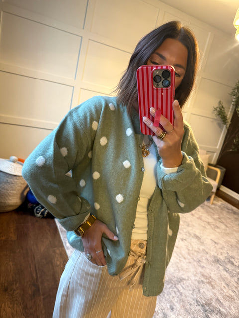 Polka Dot Cardigan