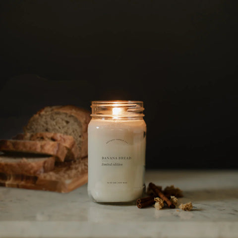 Banana Bread Candle- 16oz