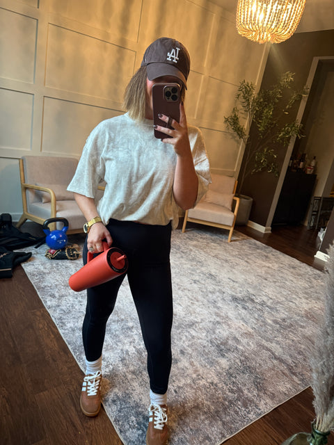 White Camo Oversized Tee