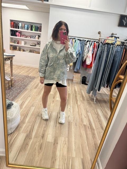 Denim Camo Hoodie