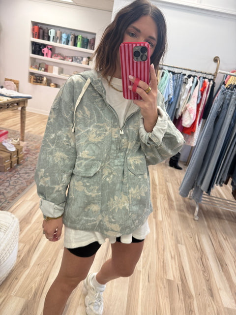 Denim Camo Hoodie