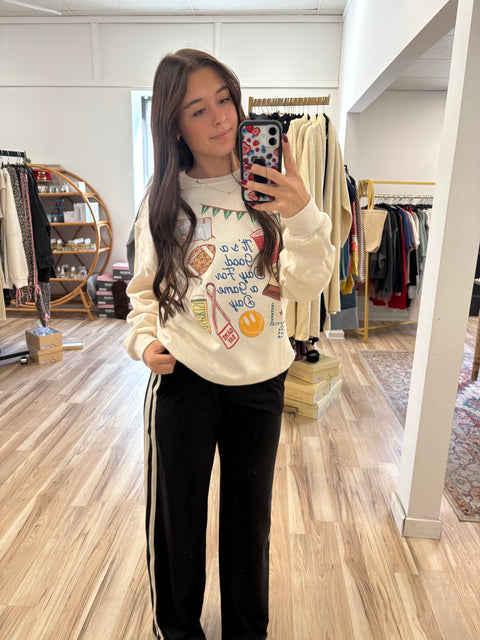 Butter Soft Track Pant-Black