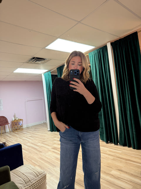 All I Know Top-Black